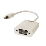 GIZZU MINI Display Port To Vga Adapter White