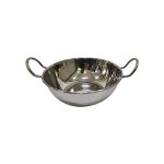 15CM Stainless Steel Kadai Wire Handle Double Wall SGN2114