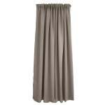 Woven Blockout Taped Curtain - Taupe - 270 X 218CM