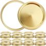 Mason Wide Mouth Tinplate Lids 86MM Metal Airtight Canning Jar Caps