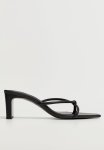 Reese Leather Heel - Black