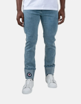 Ben Sherman Target Turn Up Slim Fit Light Blue Denim - W40 L32 Blue