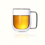 Spooky Seasons Double-walled Glass Coffee Mug - Heat Insulated Borosilicate Espresso Cup For Hot & Cold Drinks Perfect Halloween
