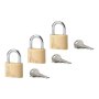 Padlock Brass Body 35MM 3PC Thirard