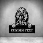 Bloodhounds With Custom Text - 450MM Rust Coat