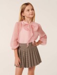 Darcee Teen Bow Blouse - 16 Pink Lemonade