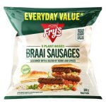 Fry's Family Everyday Value Plant Based Braai Sauage 380G