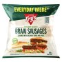 Fry's Family Everyday Value Plant Based Braai Sauage 380G
