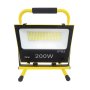 Zartek LED 200W -worklight 2200LM- Recharge Via Built In Solar Panel Or Vehicle / Mains Adaptor Incl- Heavy Duty ALUMINIUM8 - 20 Hour Battery Life