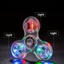 Light-up Fidget Spinner - Relax Toy Educational & Fun Durable PC Material White