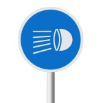 Switch Headlamps On Road Sign R133