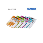 Casio MJ12VCB 12D Calculator Pink