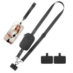 Phone Lanyard Crossbody Wrist Strap Clip And Go Strap For Phone With Wallet Crossbody Adjustable Phone Strap Crossbody Compatibl