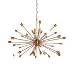 Supernova Pendant Light Large Gold Black - Black