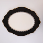 Jenna Clifford - Black Rose Oval Platter