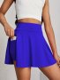 Girls Fit & Sporty Solid Colored Active Skorts For Exercise & Tennis Girls Activewear Clothes