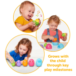 Hide & Squeak Nesting Eggs - Purple
