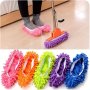 Easy-clean Mop Slippers - Reusable Washable Floor Cleaning Shoe Covers For Efficient Dust Removal Perfect For Home & School Use