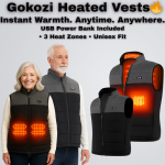 Heated Vest With USB Power Bank Stay Warm Anywhere - XL