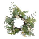 Cool Flowers & Eggs Wreath 25CM