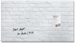 New Magnetic Glass Board Artverum 780 X 480 – White Stone- SIGEGL144