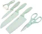 Zs - 6PCS Block Knife Set - Green