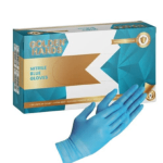 Blue Nitrile Gloves – 100 Per Box