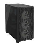 3000D Rgb Airflow Atx Mid-tower Tempered Glass PC Case - Black