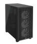 3000D Rgb Airflow Atx Mid-tower Tempered Glass PC Case - Black