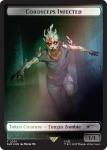 Cordyceps Infected Token 2201 Rainbow Foil Secret Lair Drop Series - Damaged Foil