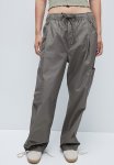 Cargo Drawstring Trousers - Grey