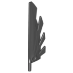 Parts Wing 9L With Stylized Feathers 11091 - Black
