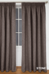 Simon Baker Amalfi Tape Curtain Stone Various Lengths - Stone W 265 X L 250CM