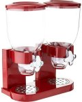 7.5 Liter Double Barrel Cereal Dispenser With Portion Control Silicone Food Clips Kitchen Tool Set