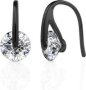 DESTINY Hailey Earrings With Swarovski Crystals - Dark Grey