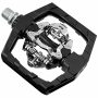Venzo Click'r Compatible With Shimano Spd Mountain Bike Sealed Pedals With Cleats - Dual Platform Clipless Pedals For Mountain B