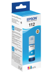 Epson 112 Ecotank Pigment Cyan Ink Bottle 70 Ml . 6000 Pages @ 5% Coverage