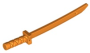 Parts Ninjago Shamshir/katana 21459 - Orange