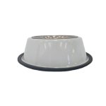 Anti-skid Coloured Detachable Bowl - 475ML White