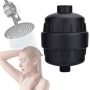 Hybais 15 Stage Shower Head Filter For Hard Water Reduces Dry Itchy Skin Dandruff Remove Chlorine Fluoride Water Softener Chlorine And Fluoride- Wo