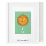 L For Lion Art Print