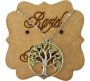 Gleaming Green: Peridot Tree Of Life Necklace For Prosperity And Healing Peridot Rhodium Plated Stainless Steel Chain