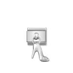 Composable Classic Link Silver Pendant Shoe