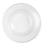 Profile - White - Rimmed Bowl - 25CM 12 - CC-WH-VRSB.1