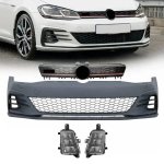 Vw Golf 7.5 GTI Front Bumper W washer Holes 17-21 - Spares Direct