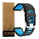 Watch Strap For Garmin 920XT - Black blue