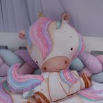 Shaped Pillow Colourful Pastel Unicorn Amendments Set