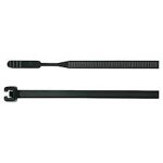 H mann C tie 100X2.5 100P Blk Insulok