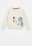 PoP Candy Dino Applique Sweat Top - Ecru