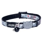 CAT Rogz Reflecto Collar - Black Design